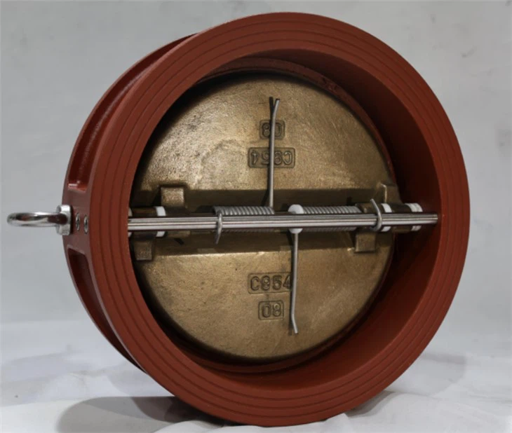 DN200 Butterfly Check Valve With Copper Plate